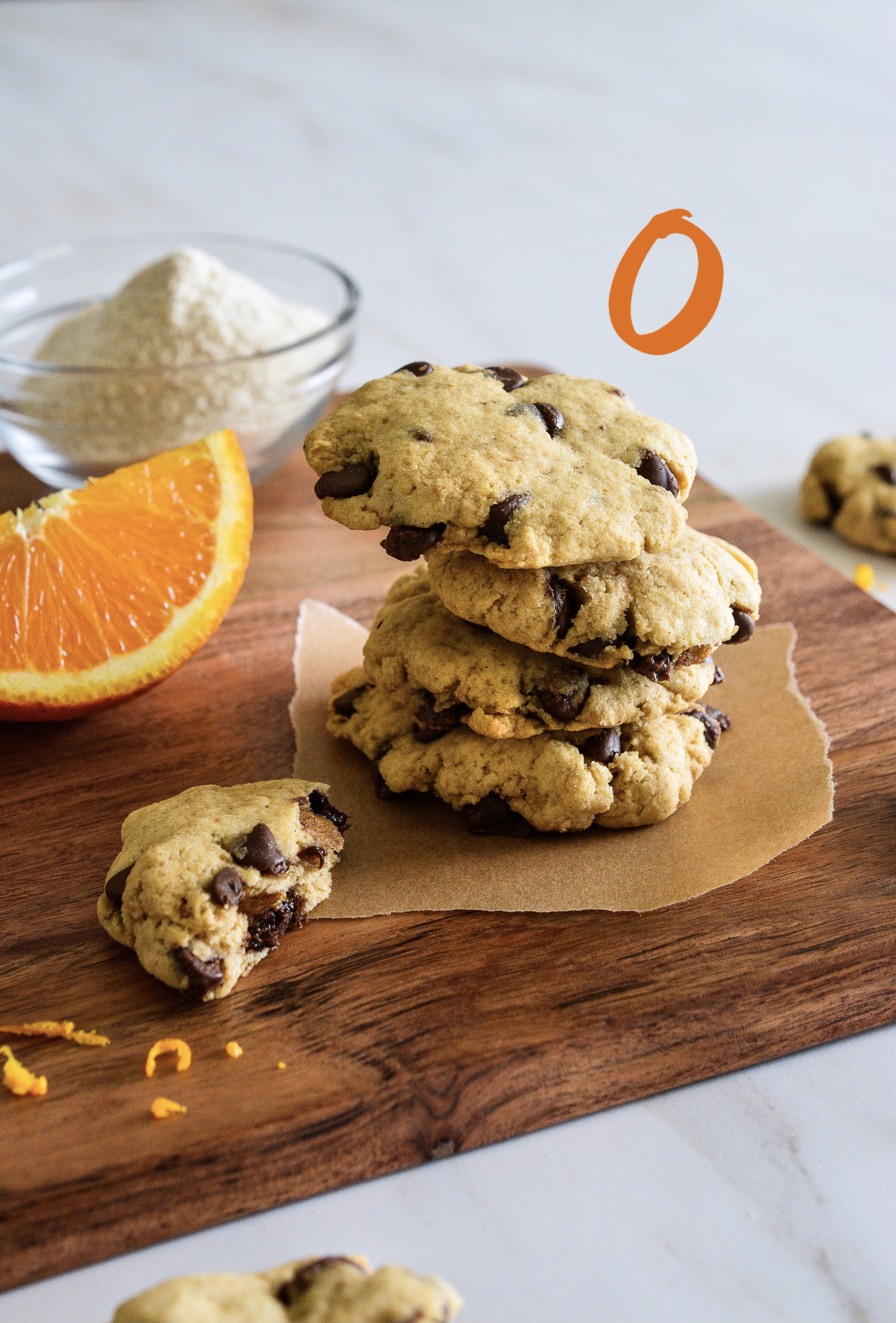 Orange Cinnamon Gluten Free Cookies 🍪🍊